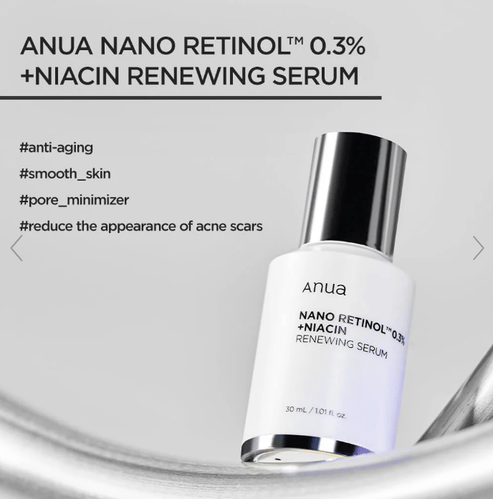 Anua - Niacin & Hyaluronic Serum (Retinolth 0.3% + Niacin)(Original)