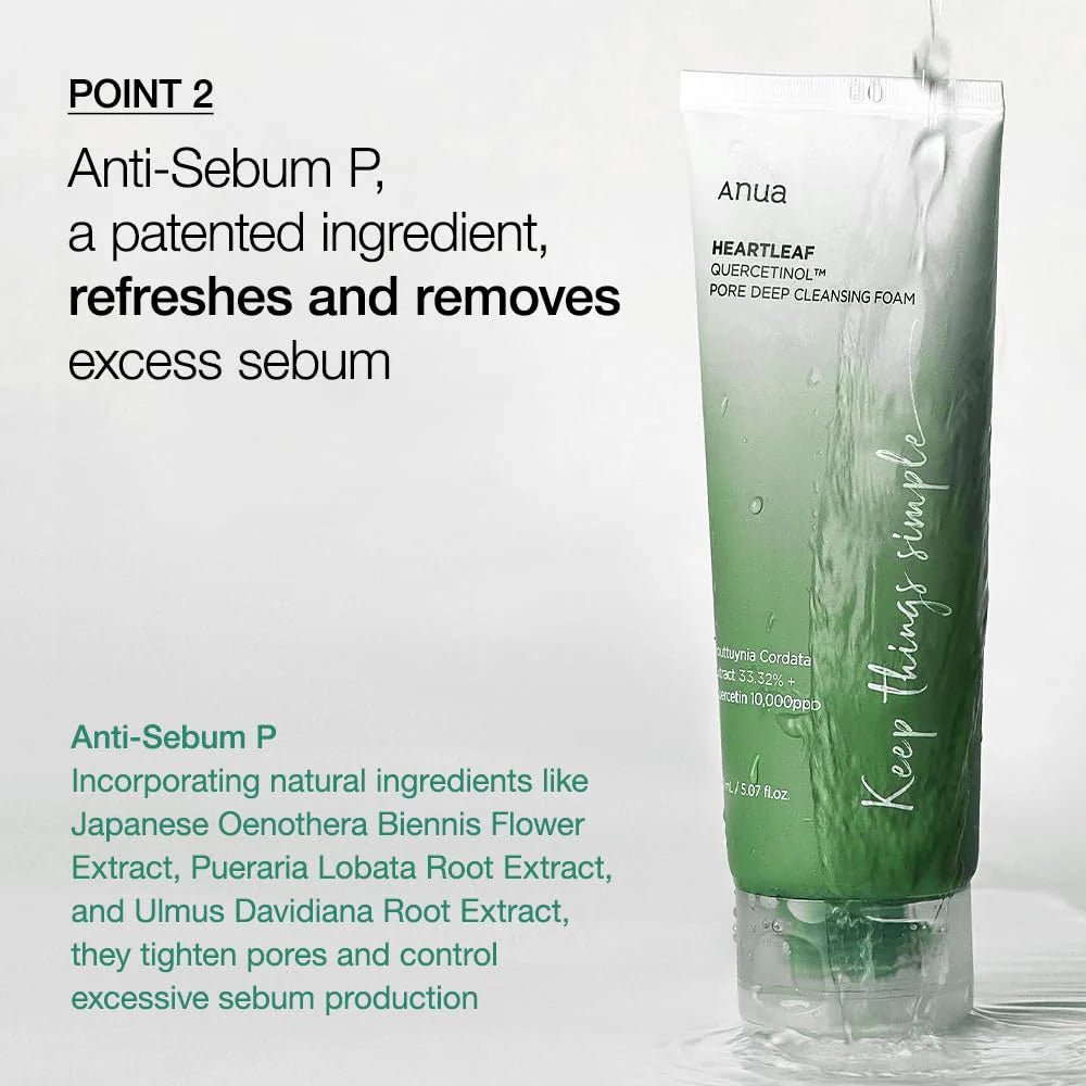 Anua Heartleaf Quercetinol™ Pore Deep Cleansing Foam (Original)